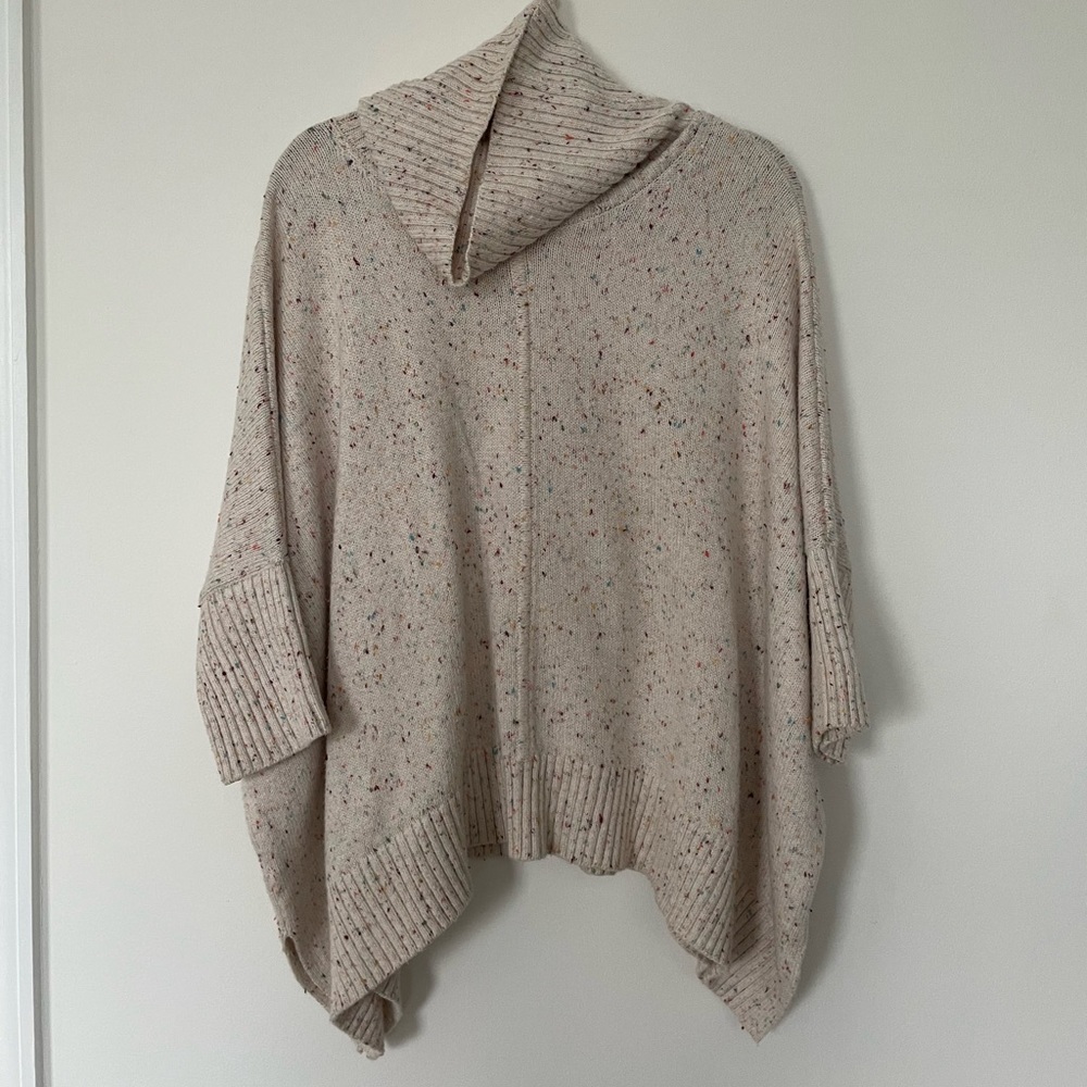 Loft quarter sleeve confetti sweater